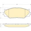 Колодки тормозные GBS GC02313D LEXUS IS 250 2005-