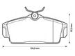 Колодки тормозные GBS GC01191D NISSAN ALMERA N16 / PRIMERA P11
