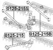 Тяга подвески FEBEST 0125215S