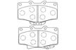 Колодки тормозные KASHIYAMA D2117 TOYOTA LAND CRUISER 80 92-98