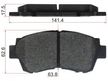 Колодки тормозные GBS GC02086D TOYOTA CAMRY 96-01