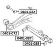 Сайлентблок MITSUBISHI 4113A062