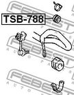 Втулка стабилизатора FEBEST TSB788 TOYOTA TOWNACE