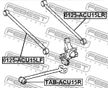 Сайлентблок FEBEST TABACU15R LEXUS 2000-2003