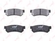 Колодки тормозные LYNXAUTO BD1814 CHEVROLET LACETTI 2003-2013, CHEVROLET OPTRA 2003-2008, CHEVROLET