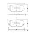 Колодки тормозные NIPPARTS N3600551