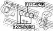 Ремкомплект тормозного суппорта FEBEST 1275PORF