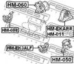 Подушка двигателя HONDA 50805S04000