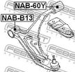 Сайлентблок FEBEST NAB60Y NISSAN AD 1993-2006