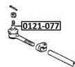 Наконечник рулевой CTR CET77