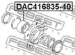 Подшипник FEBEST DAC41683540