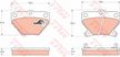 Колодки тормозные TRW GDB3243