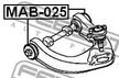Сайлентблок FEBEST MAB025