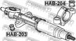 Сайлентблок FEBEST HAB204