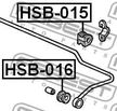 Втулка стабилизатора FEBEST HSB015 (D13)