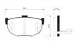 Колодки тормозные NAC 26616 HYUNDAI TUCSON / ELANTRA