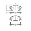 Колодки тормозные AKOK G1266TF