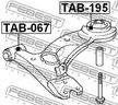 Сайлентблок TOYOTA 4865520260