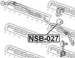 Втулка стабилизатора FEBEST NSB027