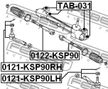Тяга рулевая FEBEST 0122KSP90 TOYOTA PRIUS 2011-