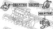 Подушка КПП FEBEST HMFITRR (гидравлическая) HONDA CITY 2004-2008