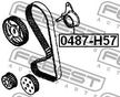 Ролик нятяжной ГРМ MITSUBISHI MD345075