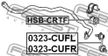 Тяга стабилизатора FEBEST 0323CUFR