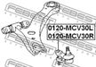 Опора шаровая FEBEST 0120MCV30R