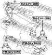Подушка двигателя FEBEST TMSXV10LH TOYOTA CAMRY SXV10, VCV10, MCV10 1991-