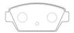 Колодки тормозные GBS GC06037D MITSUBISHI COLT