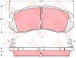 Колодки тормозные TRW GDB989 SUBARU IMPREZA GC 92-00, LEGACY 89-98