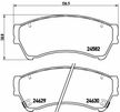 Колодки тормозные GBS GC03087D MAZDA 6 2.0 2008-