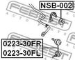 Втулка стабилизатора FEBEST NSB002