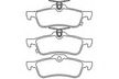 Колодки тормозные AMIWA WD03458 TOYOTA YARIS II 2006-