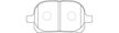 Колодки тормозные NISSHINBO PF1401 LEXUS RX300 (AKE) 01-03, TOYOTA CAMRY(V20) (15) 96-99/99-01