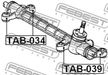 Сайлентблок FEBEST TAB034 TOYOTA COROLLA 5D 2001-2007