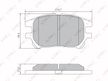 Колодки тормозные LYNXAUTO BD7573 LEXUS RX 2000-2008