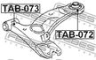 Сайлентблок FEBEST TAB073 TOYOTA PRIUS 1997-2003