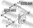 Болт регулировки развала колёс NISSAN 5522650Y0A