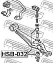 Втулка стабилизатора FEBEST HSB032 HONDA (D13)