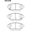 Колодки тормозные KASHIYAMA D5131M HONDA ACCORD 1.6i 16V 99-03