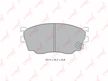 Колодки тормозные LYNXAUTO BD5119 MAZDA 323 F VI 2001-2004, MAZDA PREMACY 1999-2005