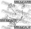 Подушка двигателя FEBEST MMN43ARR