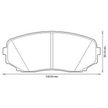 Колодки тормозные GBS GC03086D MAZDA CX-7 ER3P 2006-