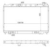 Радиатор охлаждения SAT NS0004J31 NISSAN TEANA J31 2003-2008