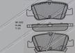 Колодки тормозные AMIWA WD01962 TOYOTA COROLLA 15# 2007- Задн