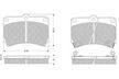 Колодки тормозные GBS GC03043DM MAZDA 323 94-98