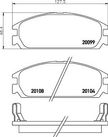 Колодки тормозные KASHIYAMA D5022M HONDA ACCORD III 85-89