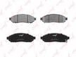 Колодки тормозные GBS GC01212DM NISSAN NAVARA (D40), PATHFINDER 05- (R51)