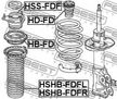 Опора амортизатора FEBEST HSSFDF HONDA CIVIC 2006-2011